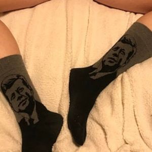 JFK Socks Womens SZ 8 Feet Shoes Worn 5 Years Foot